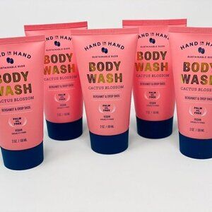 10 pack Hand In Hand- Body Wash- 2 oz each Cactus Blossom Bergamont/Basil Body